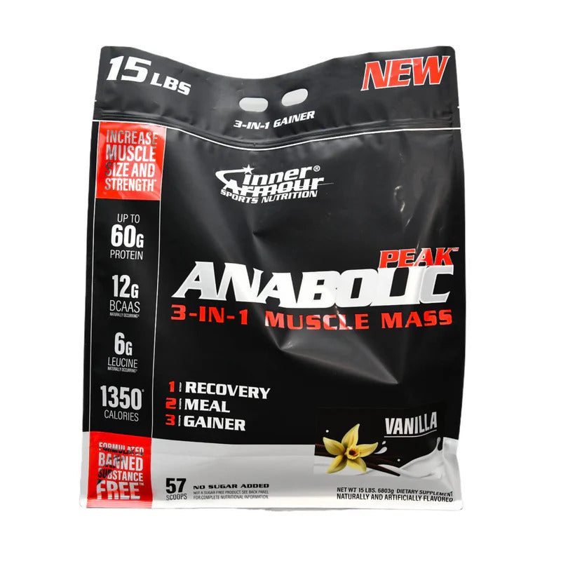 Inner Armour Anabolic Mass Anabolic Peak 3-in-1 Muscle Mass Gainer 7 kg – 57 SERVİS