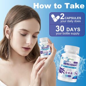 İnGreens Powerful Antioxidants with NAD NMNH Coq10 Resveratrol Spermidine Glutathione 60 Caps