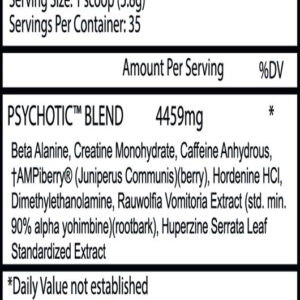 Insane Labz Psychotic PreWorkout 35 SERVİS