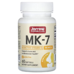 Jarrow Formulas Vitamin K2 MK7 Menaquinone Bone and Cardiovascular Health 90 mcg 60 Softgels