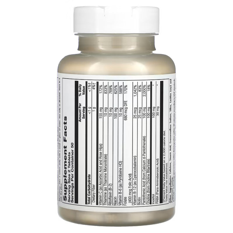 KAL Stress B Complex Vitamin B Complex Energy Stress Choline İnositol 100 Tablet - Görsel 2