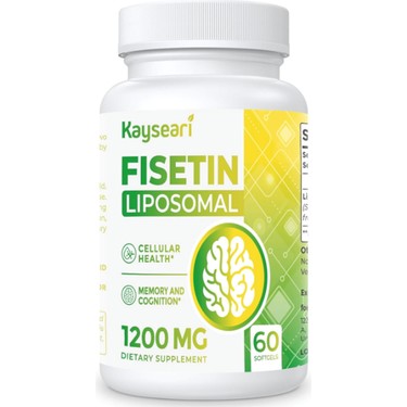 Kayseari Fisetin 1200mg Liposomal Fisetin 98% 60 Caps