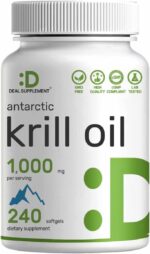 Deal Supplement Antarctic Krill Oil 1,000mg Per Serving 240 Softgels