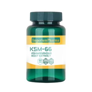 KSM-66 ASHWAGANDHA ImperiumPharma  ROOT EXTRACT 60 Kapsül