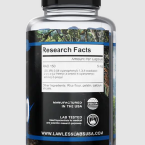 Lawless Labs Tlb150 – Rad150 Sarms 5 Mg 90 Kapsül