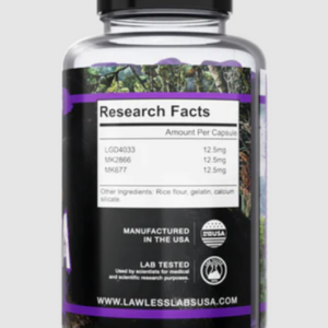 Lawless Labs Trifecta 60 Kapsül – Ligandrol + Mk2866 + Mk677