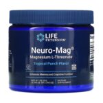 Life Extension Neuro Mag Magnesium L-Threonate Magtein Tropical Punch 93.35 g