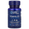 Life Extension Vitamin D3 175 mcg 7000 IU Immune System Bone Health, Brain 60 softgels