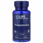 Life Extension Pregnenolone Brain & Cognitive Memory Health and Brain Plasticity 100 Caps