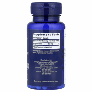 Life Extension Pregnenolone Brain & Cognitive Memory Health and Brain Plasticity  100 Caps - Görsel 2