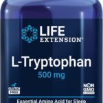 Life Extension L-Tryptophan 500 mg Serotonin Levels Sleep Mood, Stress Response 90 Vege Caps