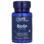 Life Extension, Biotin, 600 mcg, 100 Capsules