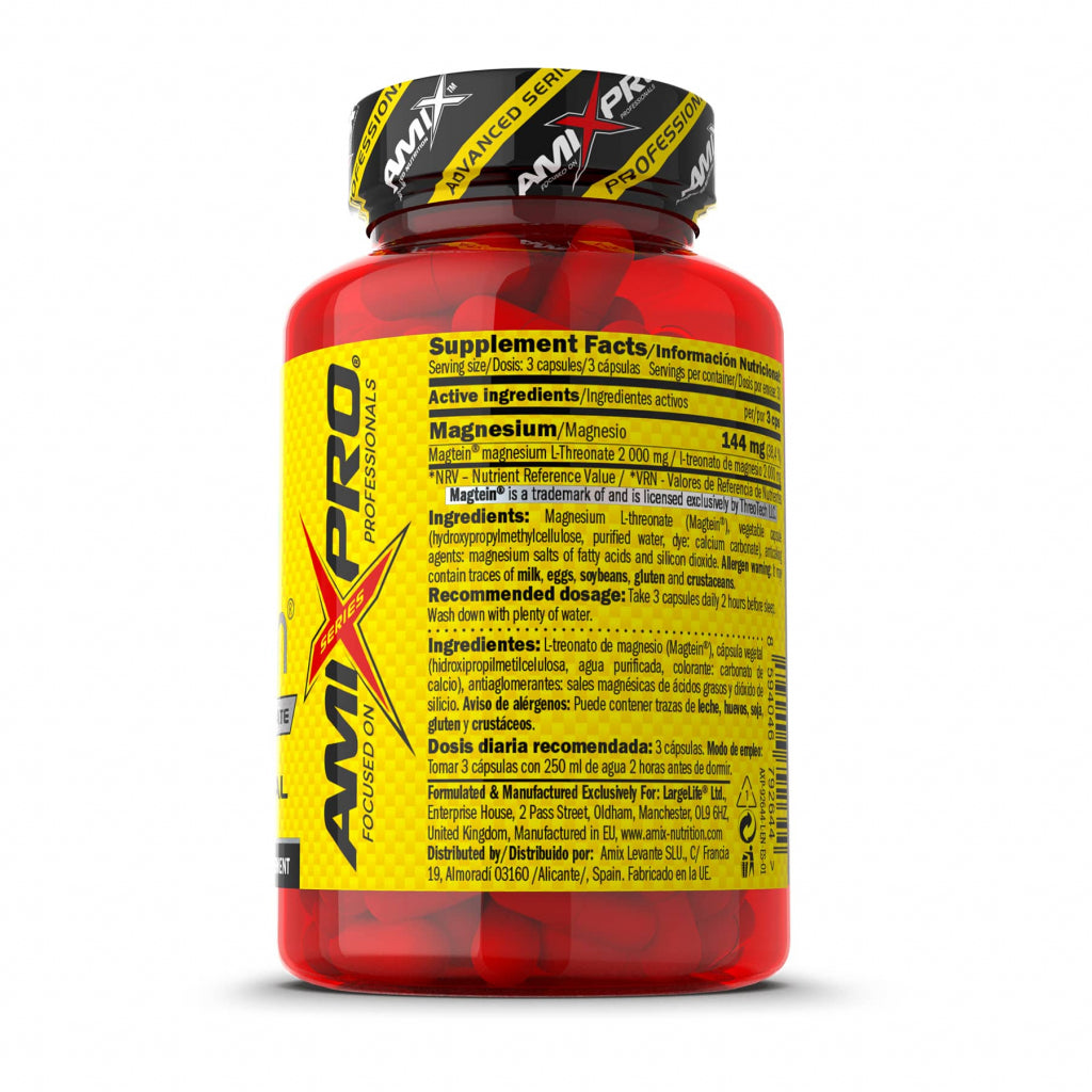 Amix Magtein Magnesium L-Threonate 90 caps - Görsel 2