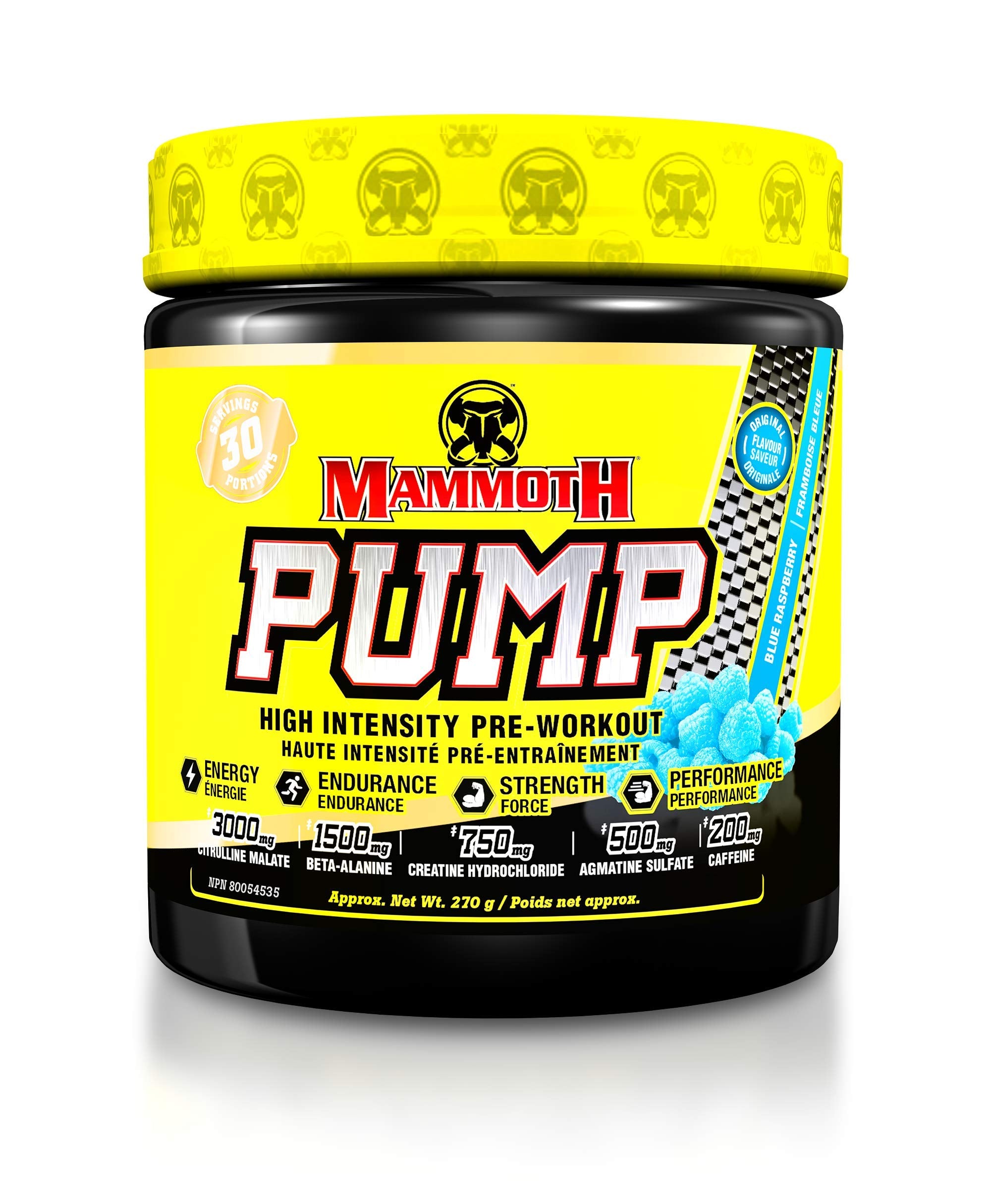 MAMMOTH PUMP PreWorkout Heightened Focus, Quick Recovery - Görsel 2