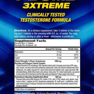 Maximum Human MHP T-Bomb Testosterone Testo Booster 3xtreme 168 Tablet