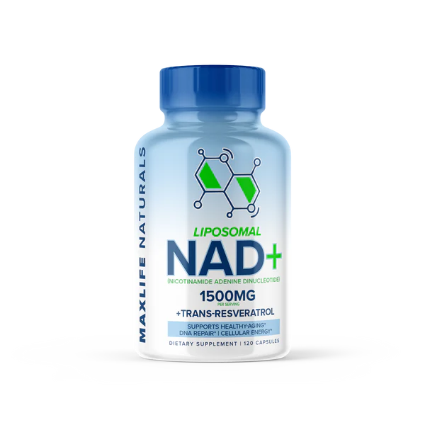 Maxlife Naturals Liposomal NAD+ Trans-Resveratrol Anti Aging 1500mg - 120 Caps - Görsel 2
