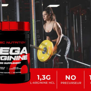 Scitec Mega Arginine(Arjinin) Nitric Oxide (140 caps)