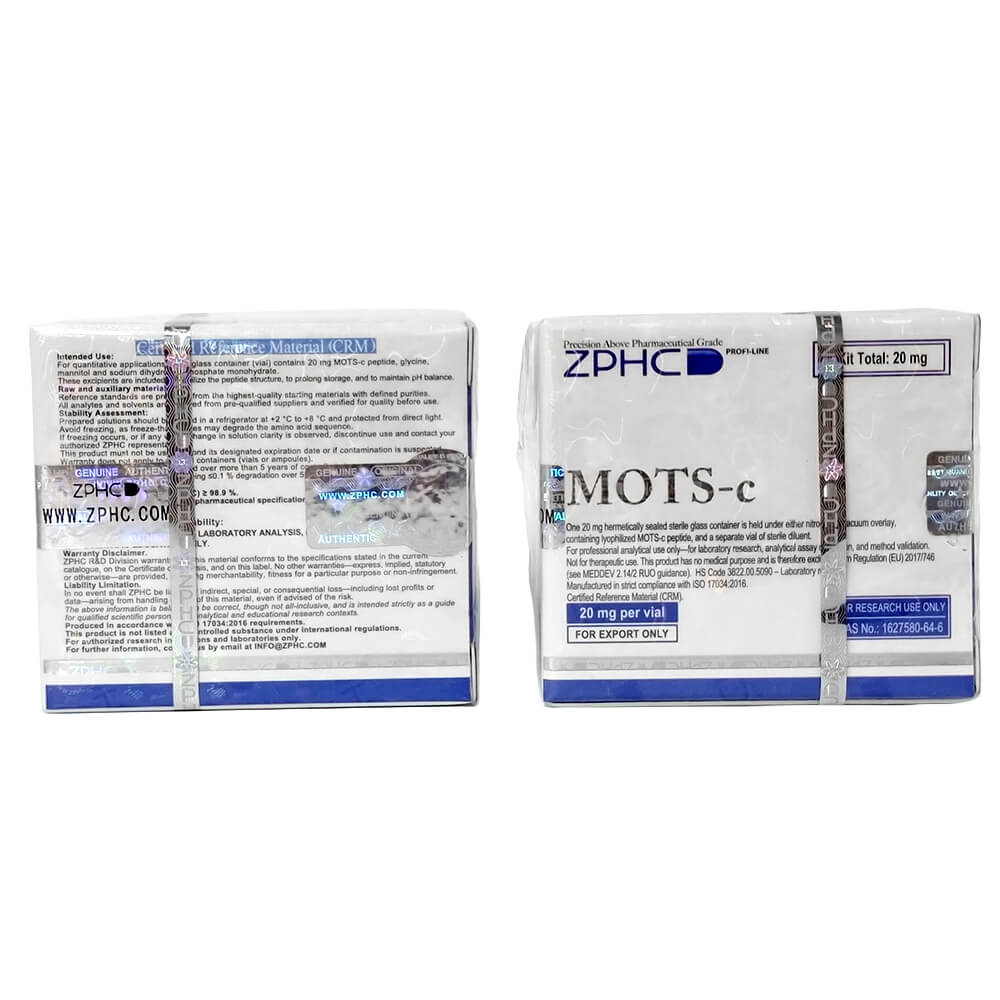 Zphc MOTS-c 20mg Kit ZPHC Lyophilized Peptide + Bacteriostatic Water