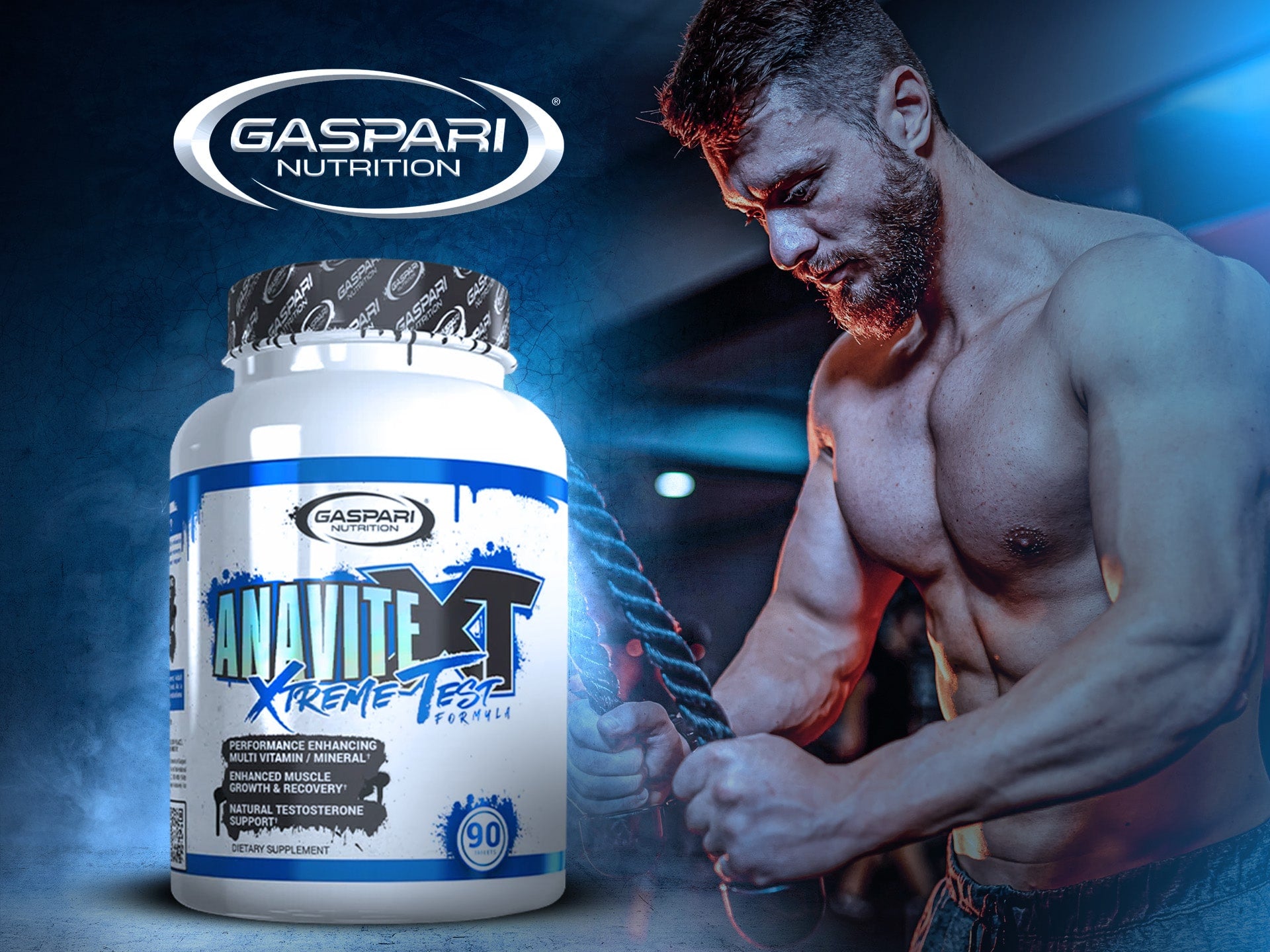 Gaspari Anavite XT-Sports Multi vitamin Extreme Tribulus Test Booster Gh(Growth) 90 Caps - Görsel 3