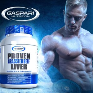 Gaspari Nutrition Proven Liver Grassfed Beef Liver Bovine 120 Caps