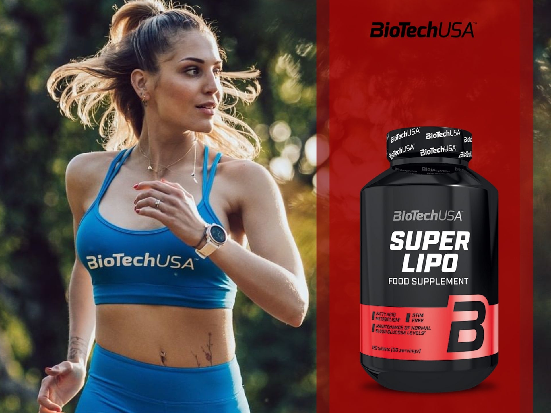 BioTech USA Super Lipo Fat burner (HCA+L-carnitine+Green tea+CLA+Garcinia cambogia) 120 tablets - Görsel 3