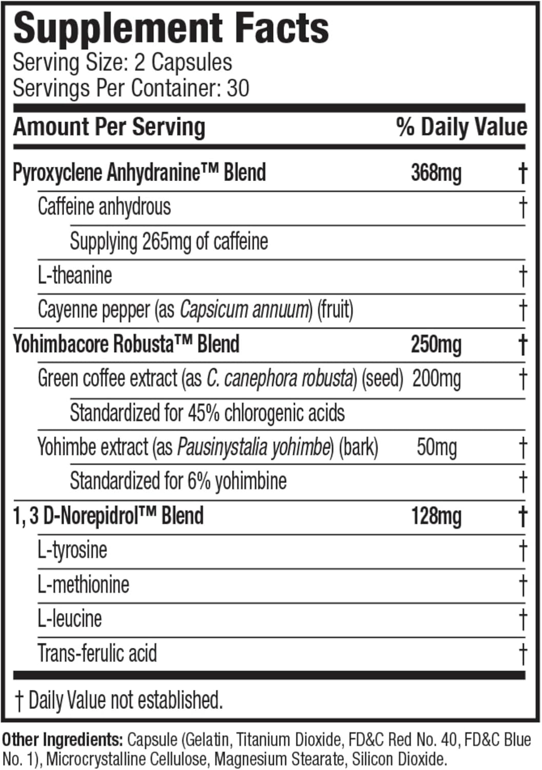 Muscletech Hydroxycut Hardcore Thermogenic Calorie Burn 60 Rapid-Release Caps - Görsel 2
