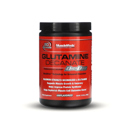 MuscleMeds, Mikronize Glutamine Gh Recovery Decanate, Unflavored 300 Gr - 60 servis