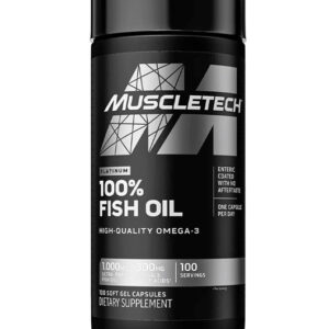 MuscleTech, Platinum %100 Omega 3 100 Jel Kapsül