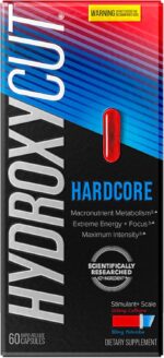 Muscletech Hydroxycut Hardcore Thermogenic Calorie Burn 60 Rapid-Release Caps