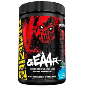 Mutant GEAAR – 9.4g of EAA Amino Powder + Arginine, 7g BCAAs, 4g Leucine, Electrolytes