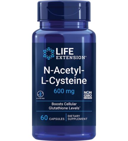 Life N-Acetyl-L-Cysteine NAC 600 mg 60 Capsules