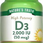 Nature's Truth Vitamin D3 2000 IU 130 Softgels