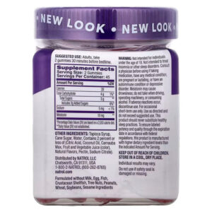 Natrol Melatonin Gummies Strawberry Fall Asleep Faster, Stay Asleep Longer 10 mg 90 Gummies - Görsel 2