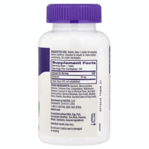 Natrol Melatonin Fast Dissolve Strawberry 10 mg 100 Chews Tablet - Görsel 2