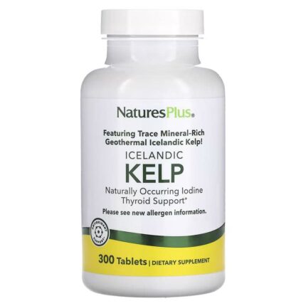 NaturesPlus Icelandic Kelp, Thyroid Support 300 Tablet