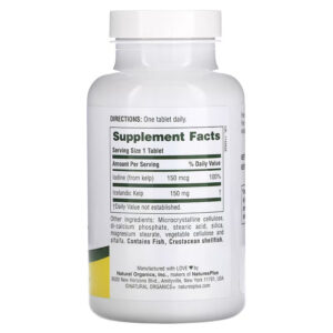 NaturesPlus Icelandic Kelp, Thyroid Support  300 Tablet - Görsel 2