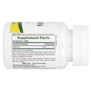 NaturesPlus Melatonin 5 mg 90 Tablet - Görsel 2