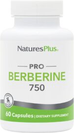 Natures Plus PRO Berberine 750 mg – 60 Caps Supports Healthy Metabolism