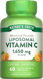 Nature's Truth Liposomal Vitamin C 1650mg 60 Softgels