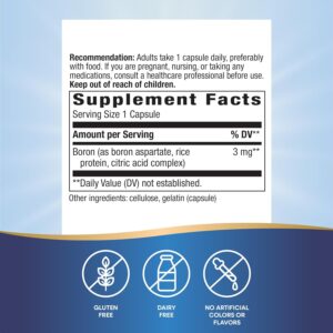 Nature's Way Boron Complex Supports Bone Health 100 Caps - Görsel 2