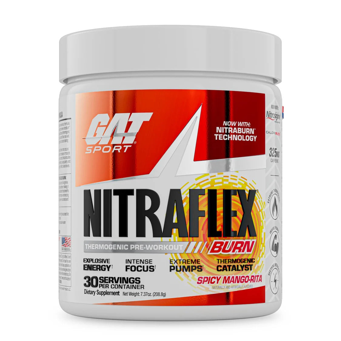 GAT NİTRAFLEX THERMO BURN TERMOJENİK RİPPED PREWORKOUT - Görsel 3