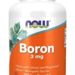 NOW Supplements, Boron 3 mg (Bororganic Glycine), Structural Support*, 250 Veg Capsules