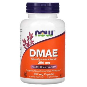 NOW Foods, DMAE, Healthy Brain 250 mg, 100 Veg Capsules
