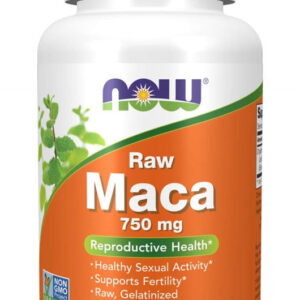 NOW Foods, Maca, Raw 750 mg, 90 Veg Capsules