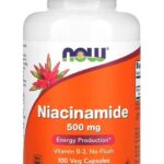 NOW Foods, Niacinamide Sivilce Cilt temizliği 500 mg, 100 Veg Capsules