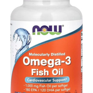Now Foods Omega 3 Fish Oil EPA DHA 100 Softgels
