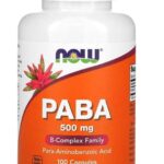 NOW Foods PABA 500 mg 100 Capsules