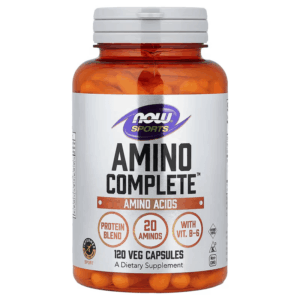 NOW Foods Sports Amino Complete Glutamine & Arginine & Ornithine 120 Veg Caps