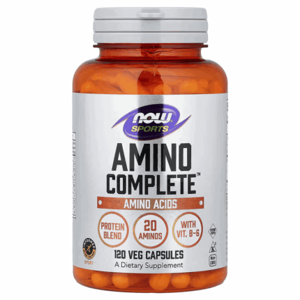 NOW Foods Sports Amino Complete Glutamine & Arginine & Ornithine 120 Veg Caps