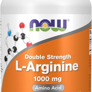 NOW Foods Double strength L-Arginine 1,000 mg Nitric Oxide Amino Acid 120 Tablet
